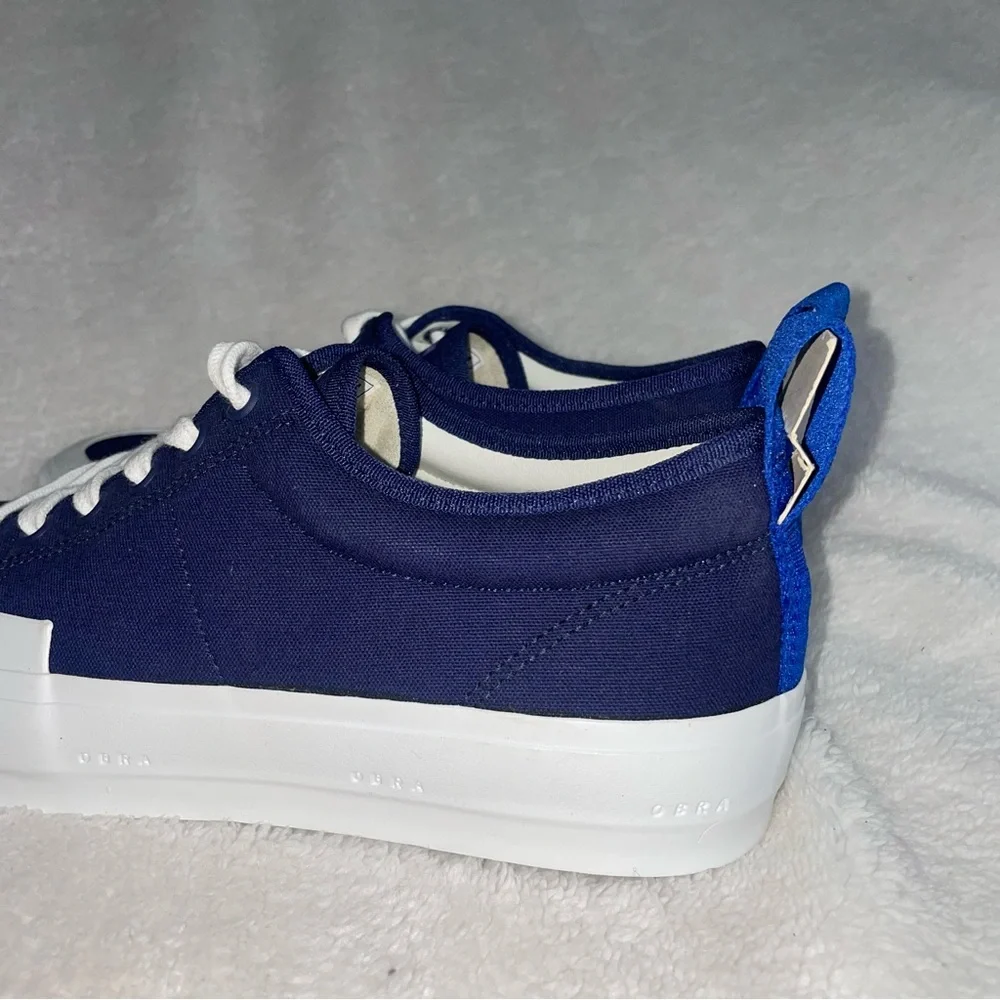 Obra 240 Brazilian Streetwear Canvas Low Sneakers Size 7.5 navy blue